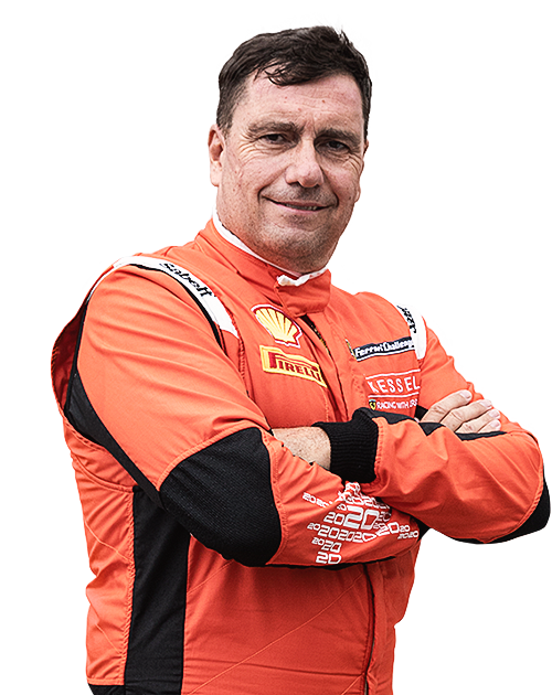 Matteo Lualdi, driver in Ferrari Challenge Europe - Italy.