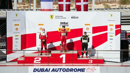The third and final race of the Dubai Ferrari Challenge Trofeo Pirelli Asia Pacific event didn’t disappoint as drivers pushed themselves to the limit to showcase the best of their skills and finish their UAE tour on a high. 