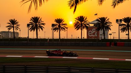 Scuderia Ferrari finished its long trip to Abu Dhabi with a day of testing at the Yas Marina circuit.